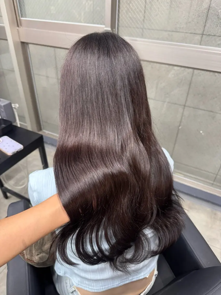 カラー りこ / 透明感カラー🎀🫧のヘアスタイル