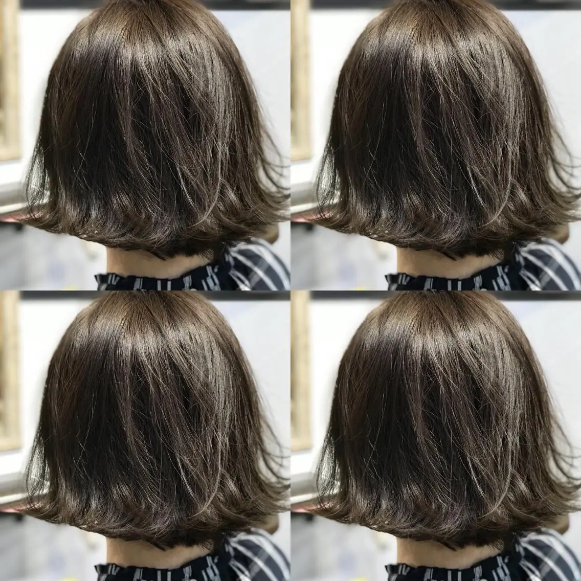 ミディアム カラー 髪質改善ayame 横山諒のヘアスタイル