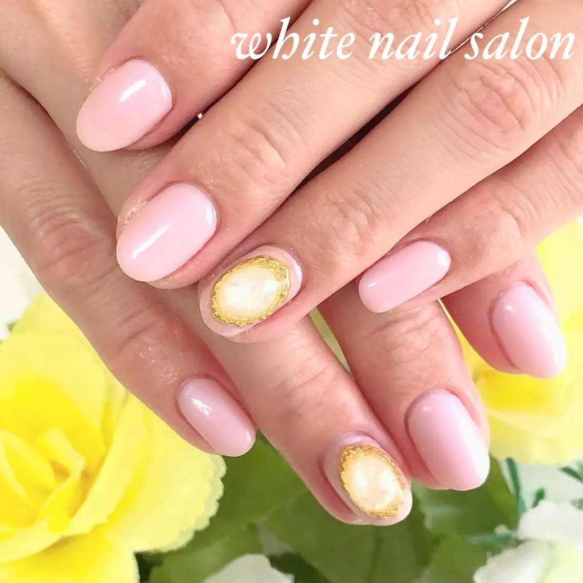 ネイル アートネイル フレンチネイル ジェルネイル ハードジェル 持ち込み white nail salonのネイルデザイン