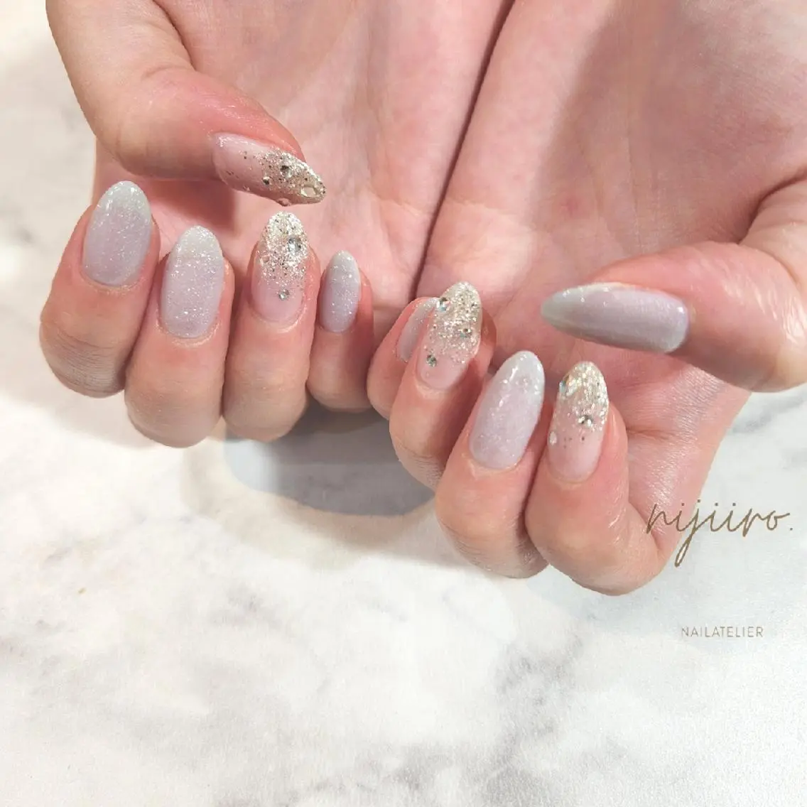 ネイル ハンドネイル nijiiro🌈 サトウのネイルデザイン