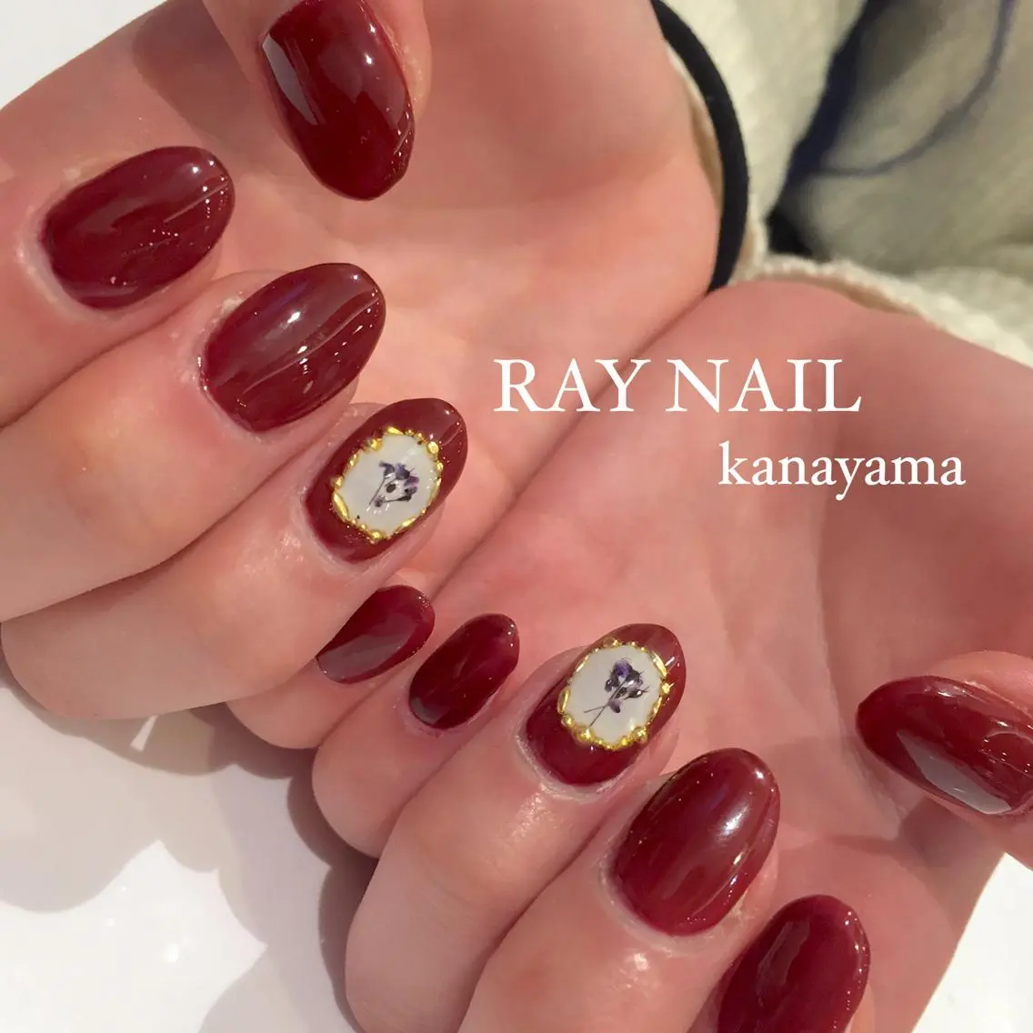 ネイル スカルプネイル ショートネイル ハンドネイル Arowa 伊田のネイルデザイン
