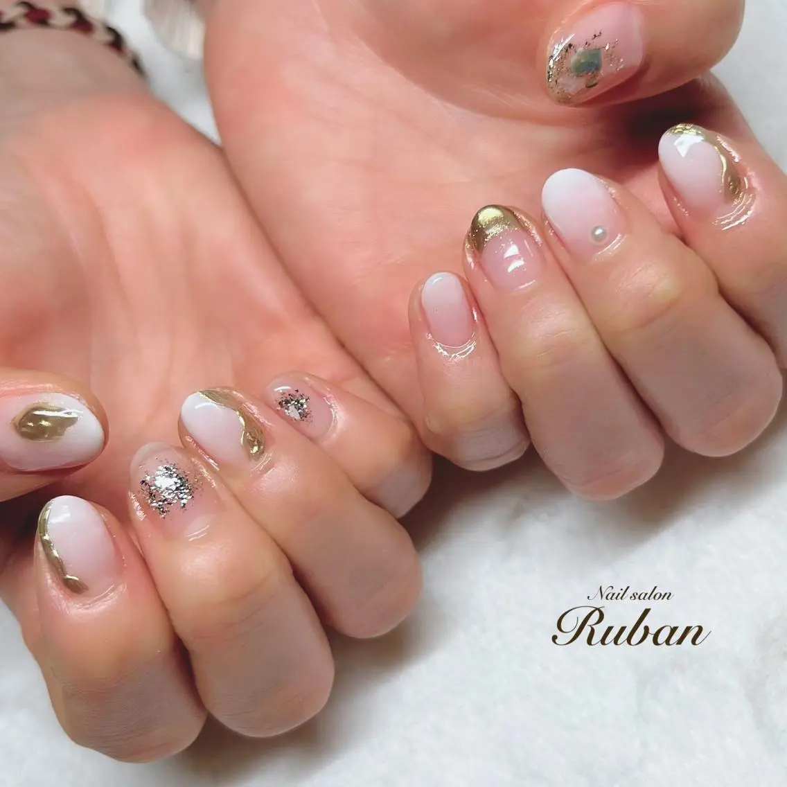 ネイル グラデーション ニュアンスネイル Nail salon Rubanのネイルデザイン