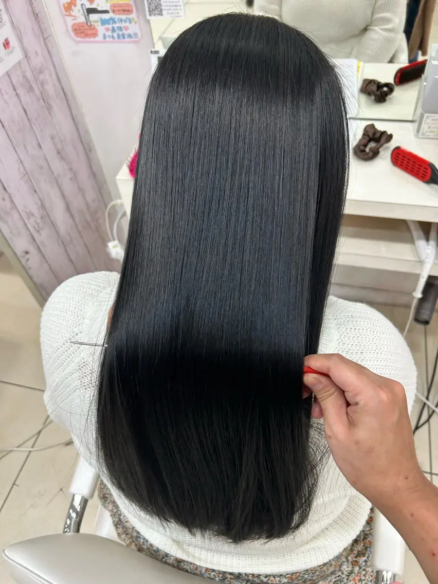 ロング カット ヘアカラー トリートメント 【髪質改善カラー】 瀧田嵐士🇰🇷のヘアスタイル