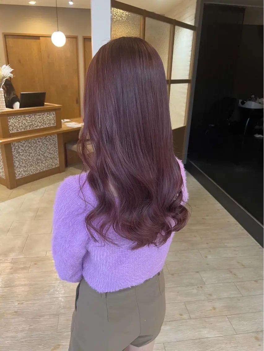 カラー ブリーチ ダブルカラー 大原 英里香εïз゜のヘアスタイル