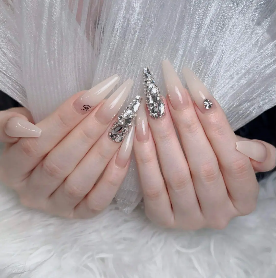 ネイル アートネイル 韓国ネイル 持ち込み ワンホンネイル ハンドネイル Lenie Nail Salonのネイルデザイン