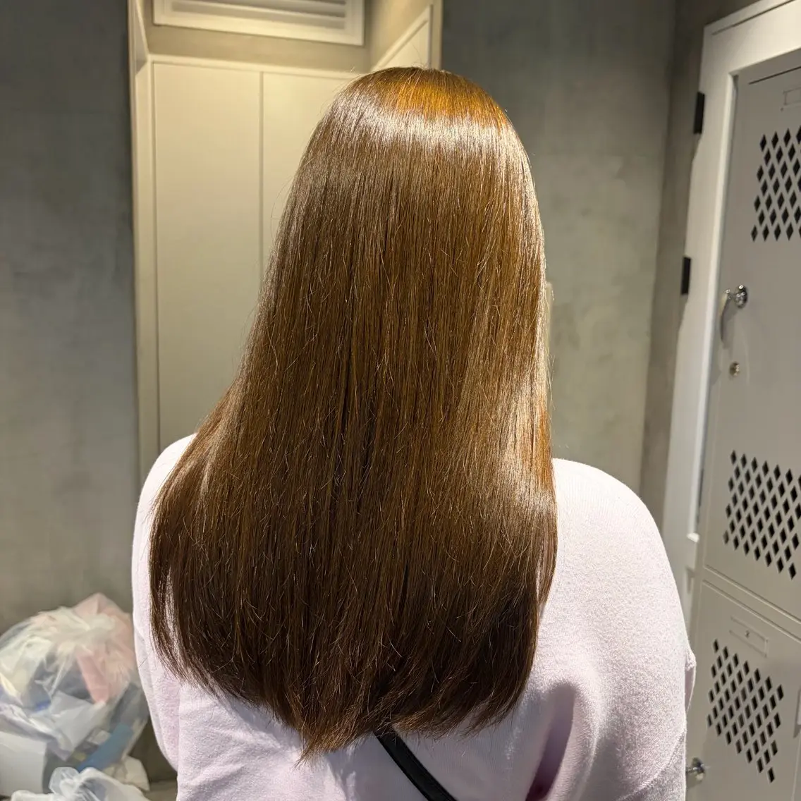 ロング カラー ひなた/elima 調布/暖色カラーのヘアスタイル