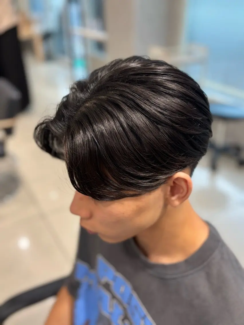 ショート パーマ メンズ カット 縮毛矯正 メンズ比率エリア No.1/林慶太のヘアスタイル