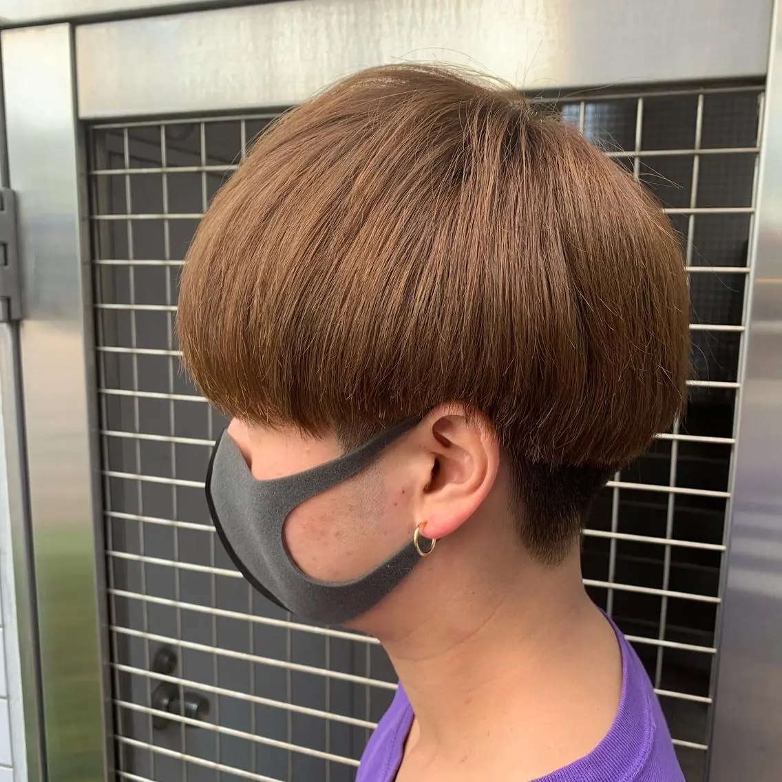 ショート カラー メンズ 【メンズ縮毛矯正】 田中秀斗のヘアスタイル