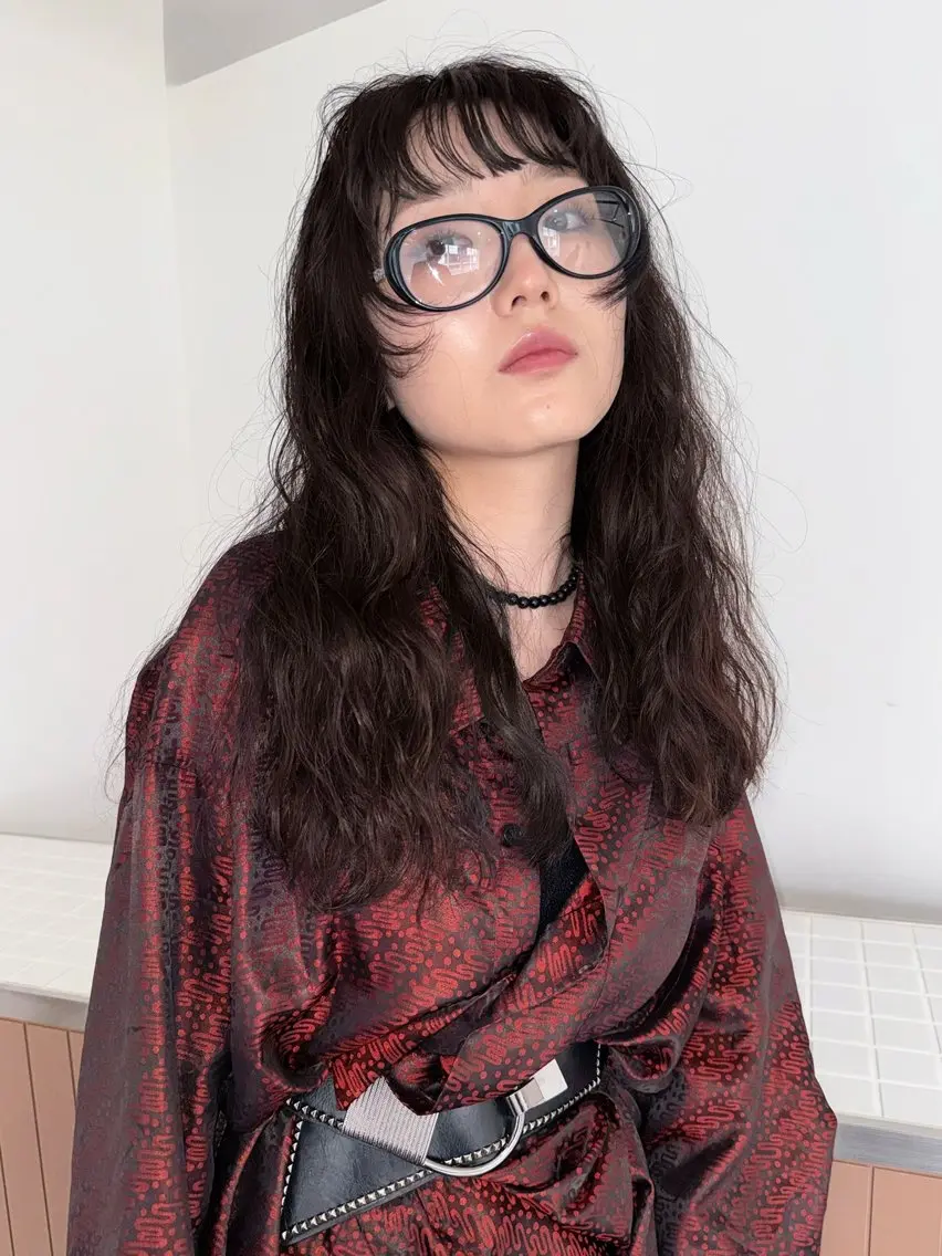 ロング パーマ トリートメント 宮嶋 蓮のヘアスタイル