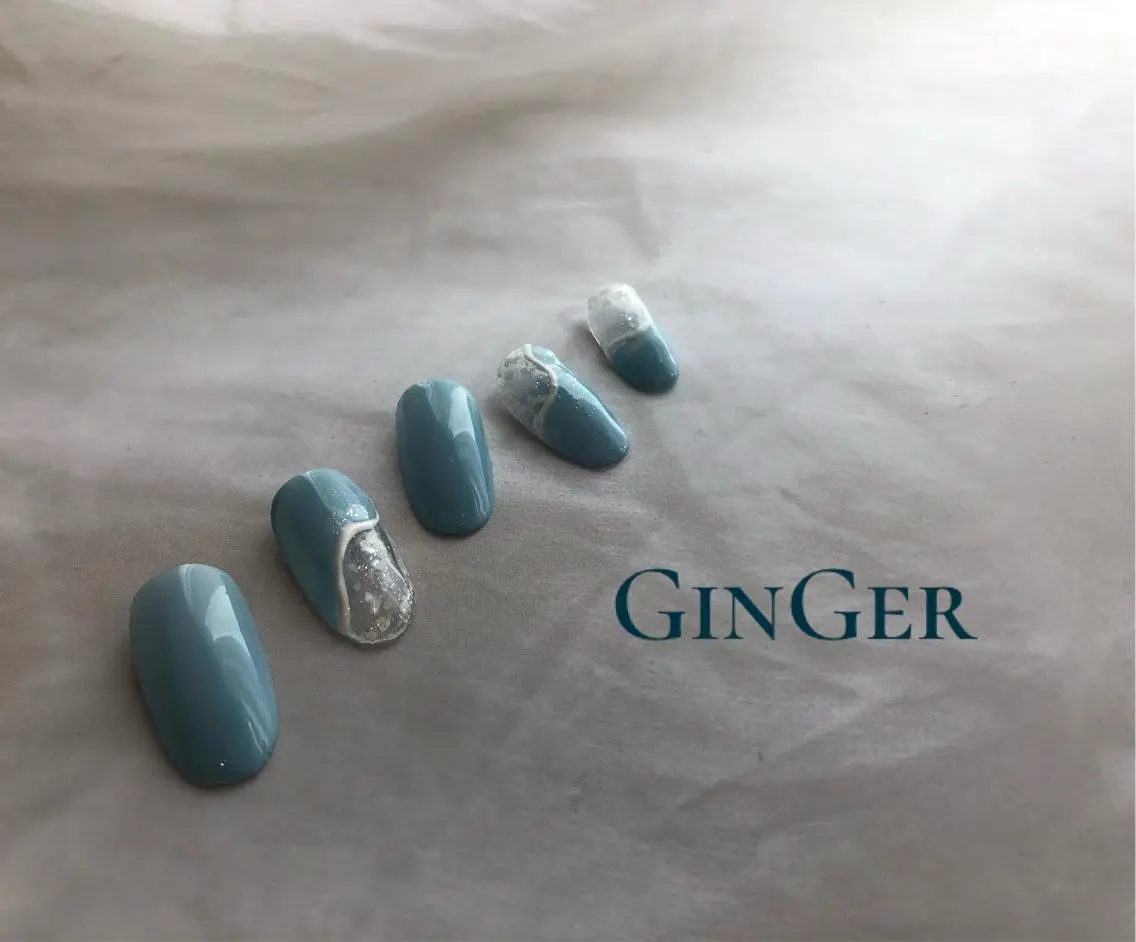 ネイル フットネイル ginger nail&spaのネイルデザイン
