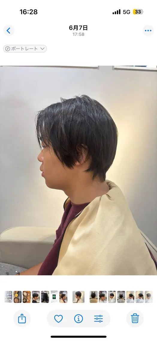 ミディアム 増井翼稀 カットモデル募集中のヘアスタイル