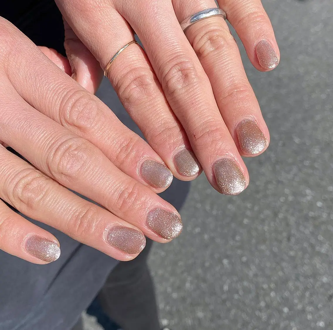 ネイル ブラウン ハンドネイル nailsalon Puretéのネイルデザイン