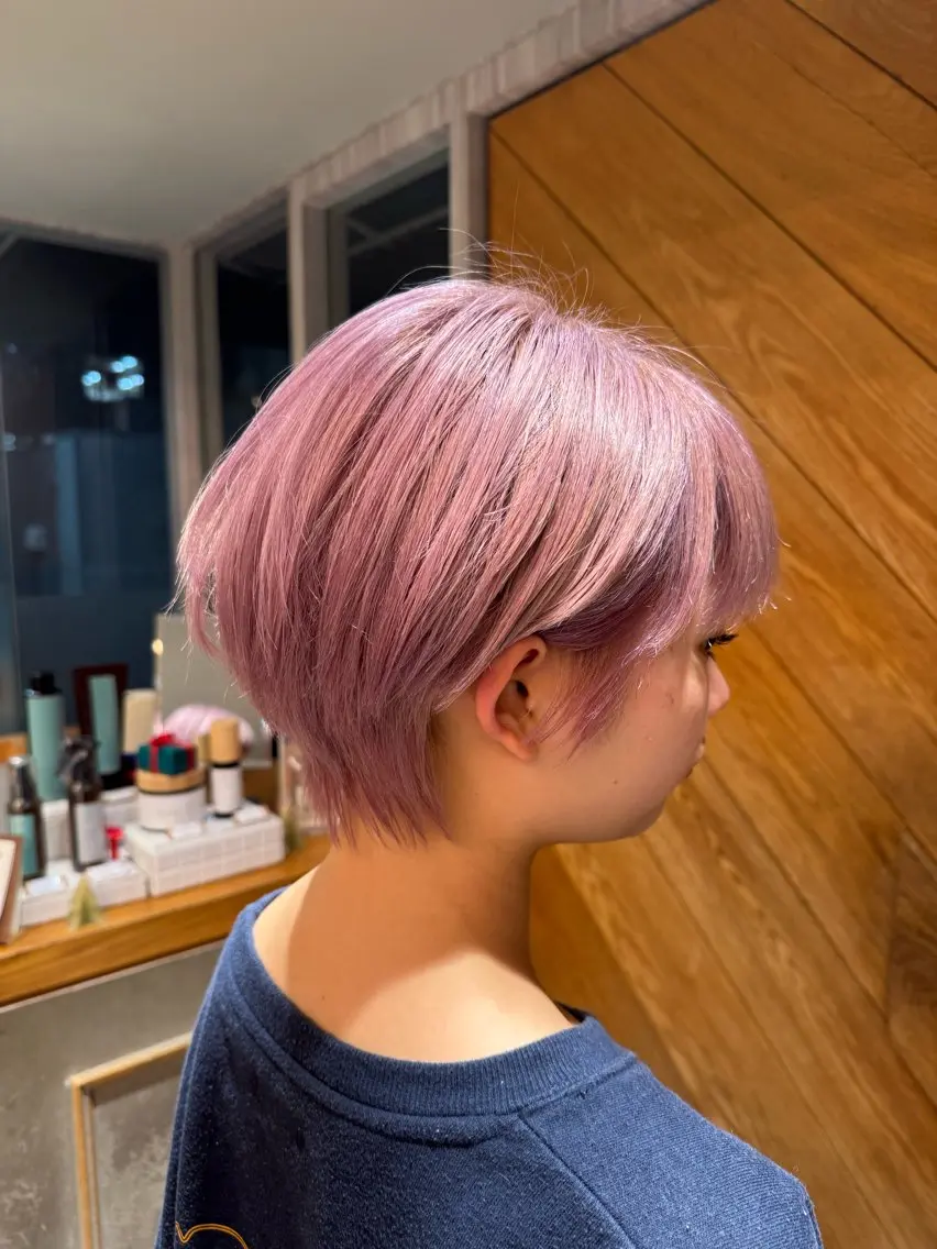 ショート カラー ショートヘア カット ヘアカラー ✨大人ショートヘア ✨ロイのヘアスタイル