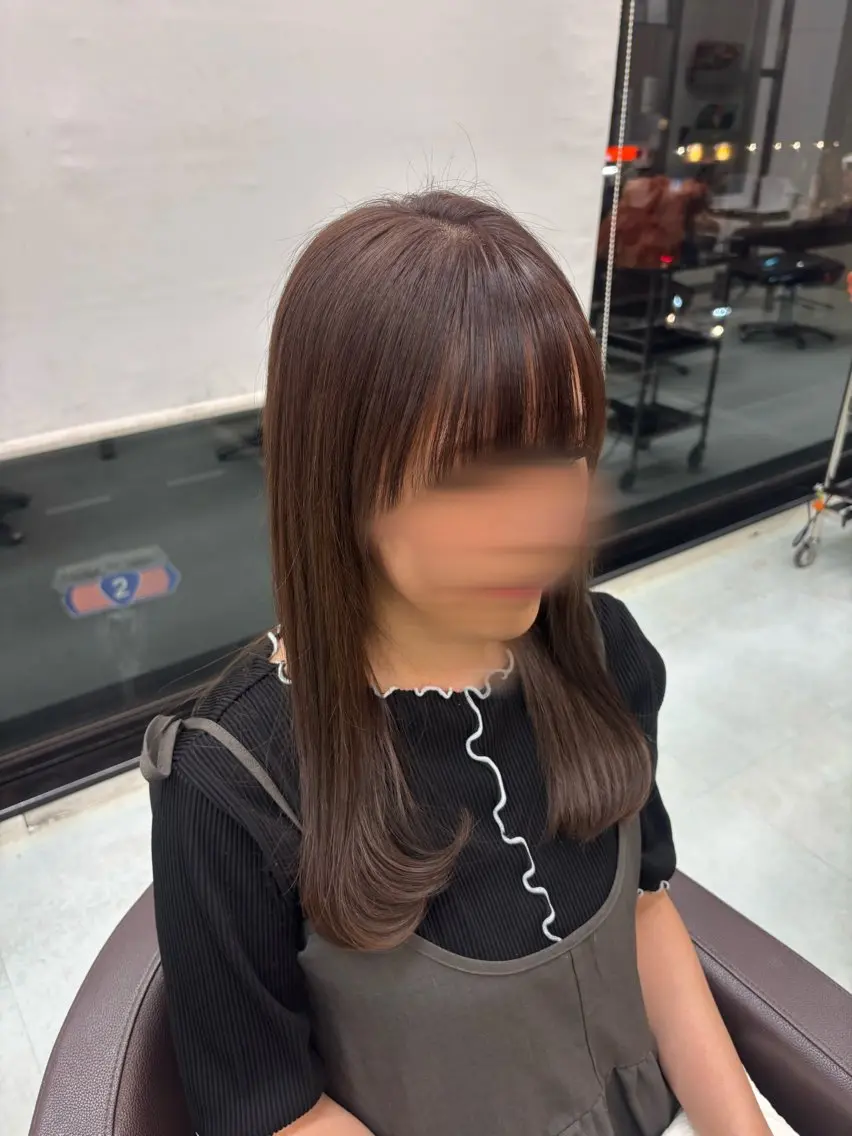 ロング カット ヘアカラー WiLL 梶岡日菜のヘアスタイル