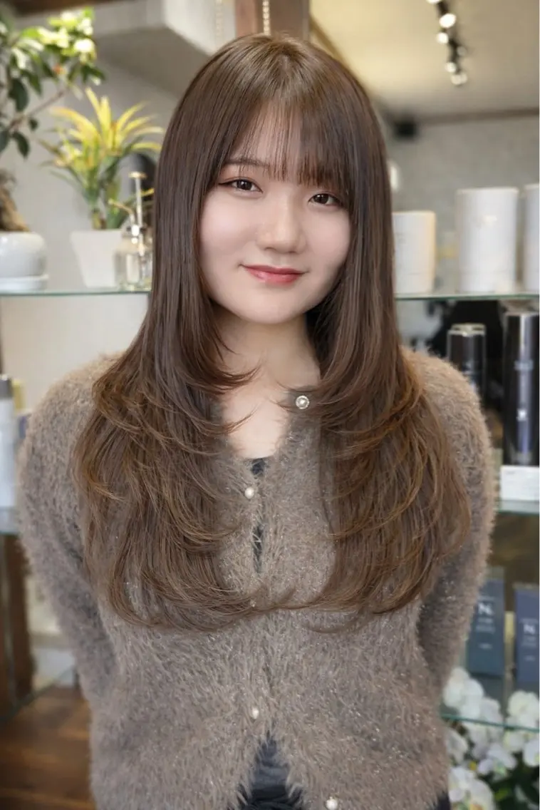 ロング カラー カット ヘアカラー トリートメント kohei 【期間限定募集】のヘアスタイル