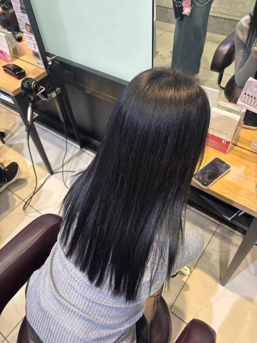 ロング カラー カット ヘアカラー トリートメント 透明感ダブルカラー/ レイヤー💕miyuのヘアスタイル