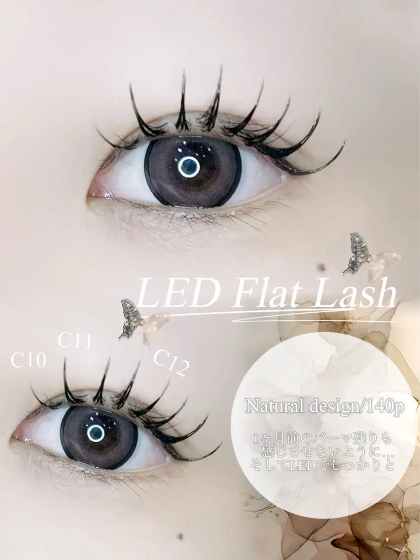 マツエク・マツパ フラットラッシュ eye mor. 村田のマツエク・マツパデザイン