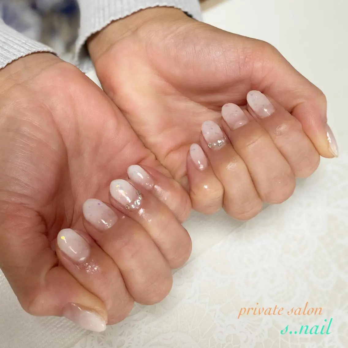 ネイル ラメ(グリッター) ハンドネイル フットネイル s..nail / MORITAのネイルデザイン