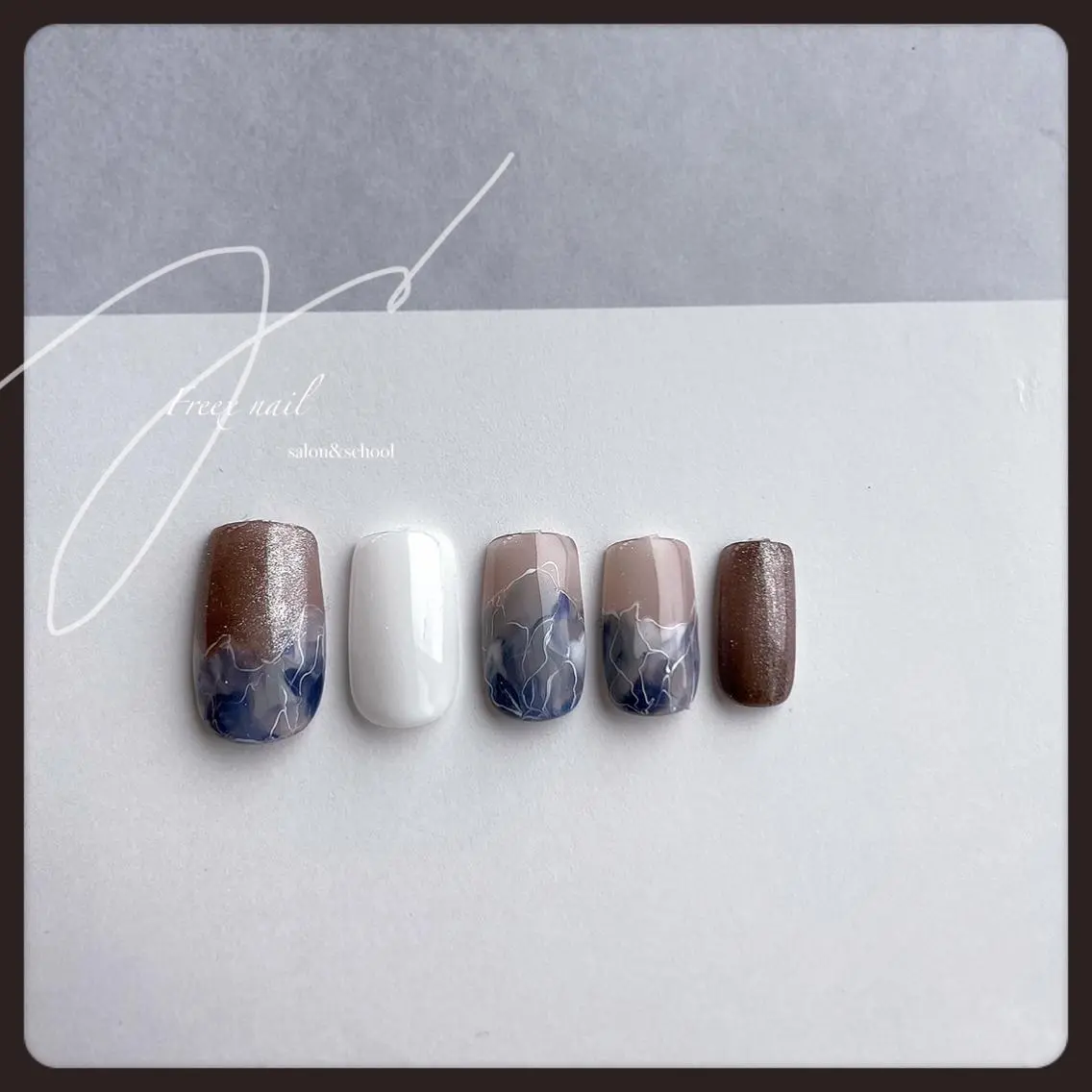 ネイル ハンドネイル ハンドケア freex nail /ニュアンス/個性派のネイルデザイン