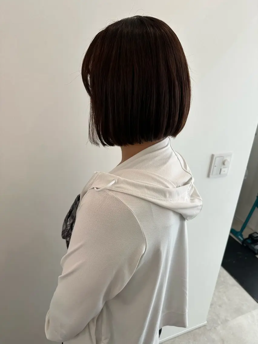 ショート カラー カット ヘアカラー トリートメント レイヤー/ナチュラル 💐nao.のヘアスタイル