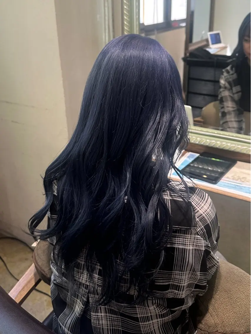 〈🆕クーポン★〉 前髪カット＋ブリーチ(1回)＋ワンカラー🩵(ロング料金あり)の写真