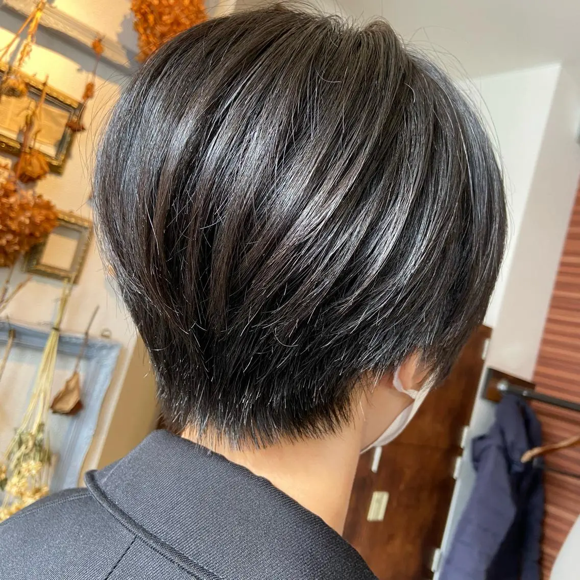 ショート ショートヘア 💜推しインナー カラー/菊池柊真💜のヘアスタイル