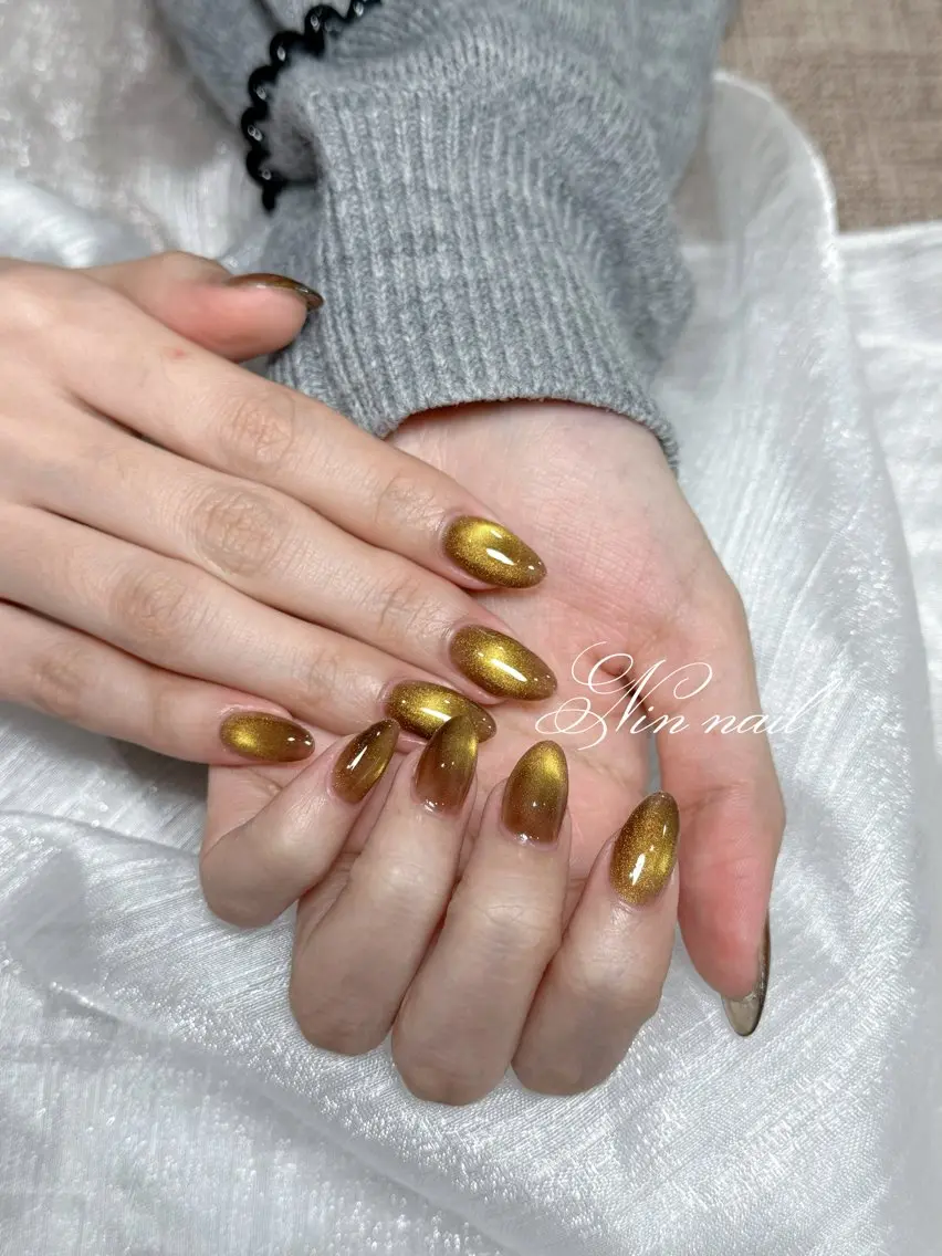 ネイル マグネットネイル ハンドネイル ハンドケア Nin ネイル💅のネイルデザイン