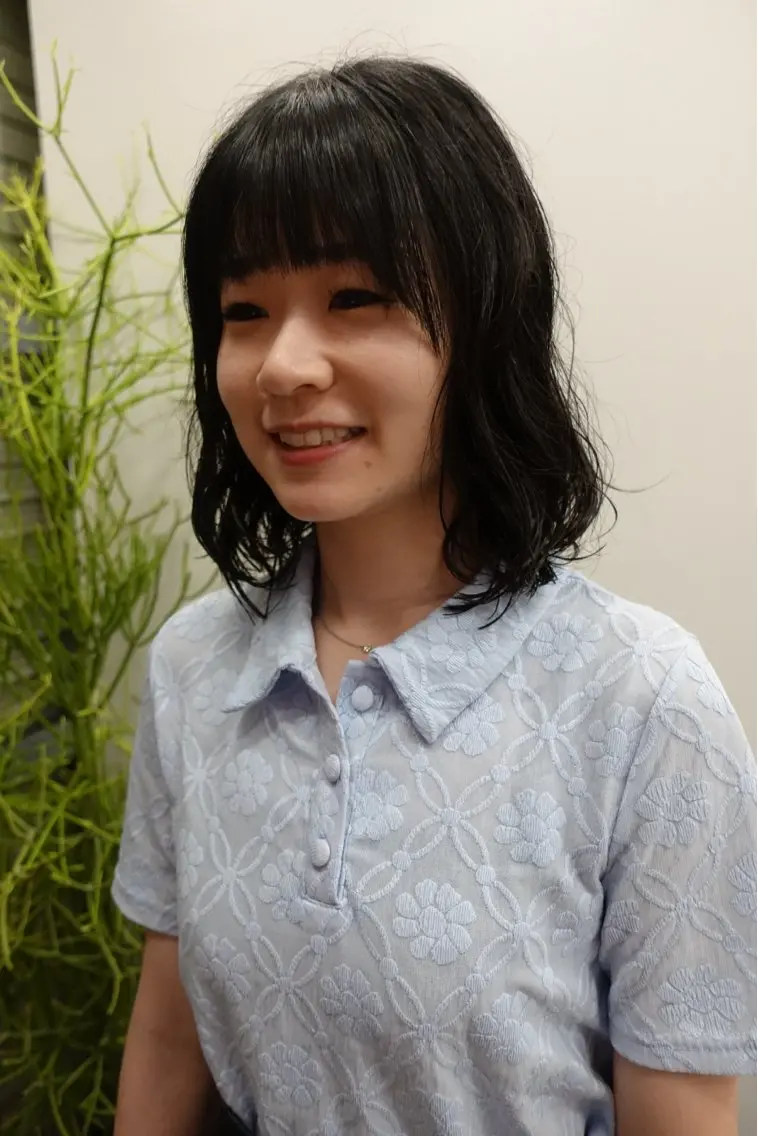 ミディアム パーマ ミディアムパーマ カット パーマ 広美◎ <hiromi>のヘアスタイル