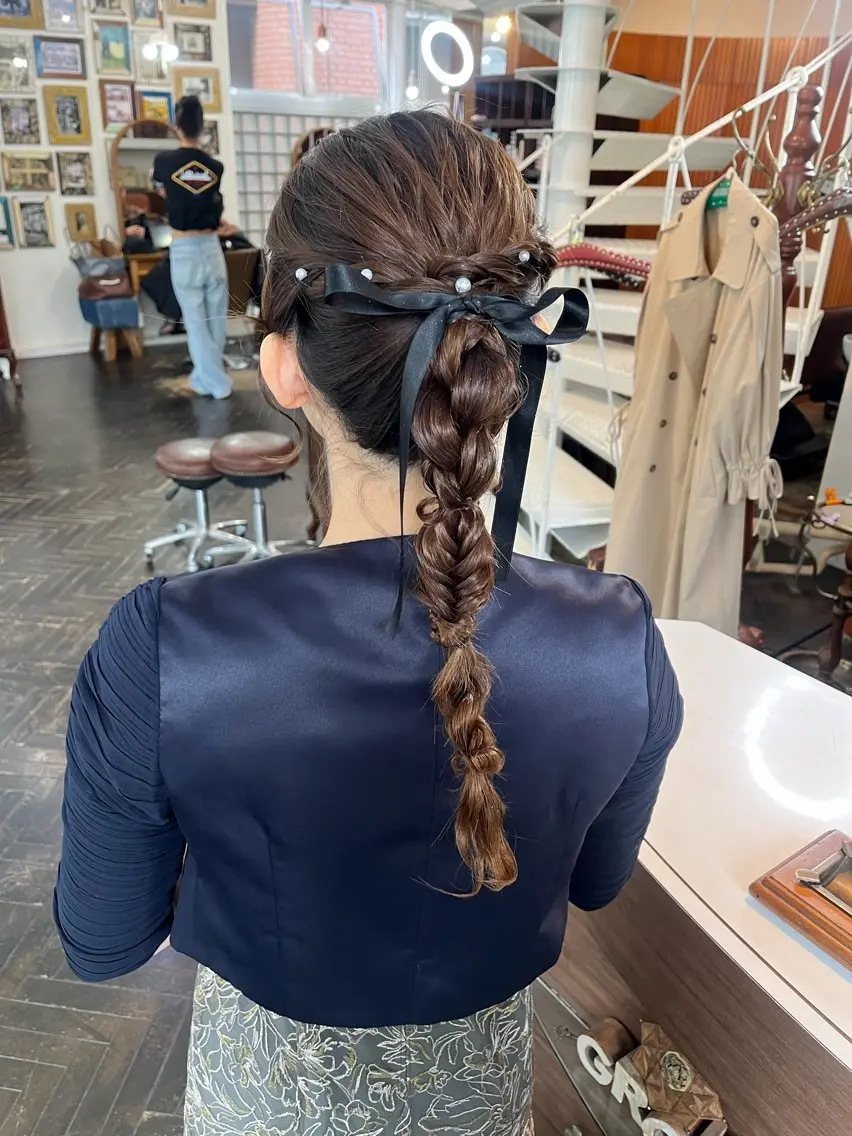 ヘアアレンジ ヘアセット ミホ/ 元町中華街のヘアスタイル