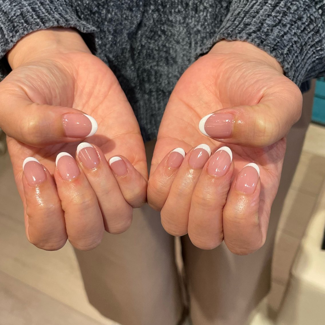 ネイル フレンチネイル Sasa ✿のネイルデザイン