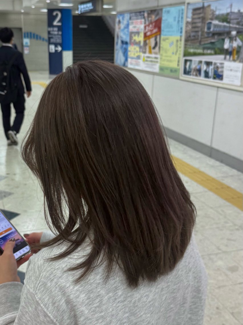 カラー 透明感カラー ダブルカラー 艶カラー🌙 湘南/ゴトウのヘアスタイル
