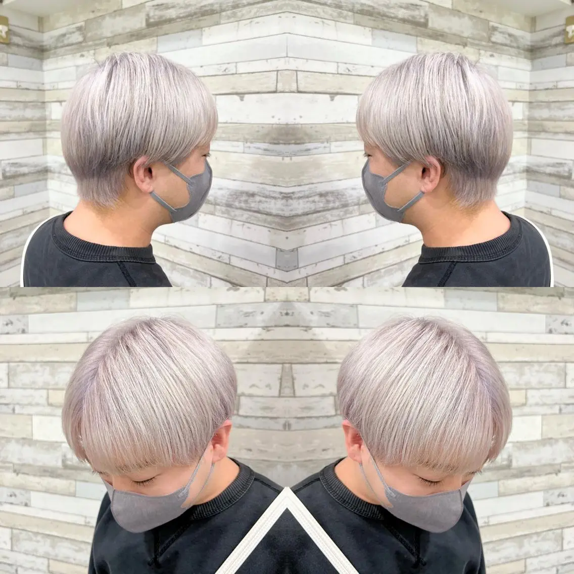 ショート カラー メンズ ヘアカラー トリートメント ✨️眉毛、派手髪、 ハイトーンShinの眉毛・アイブロウイメージ