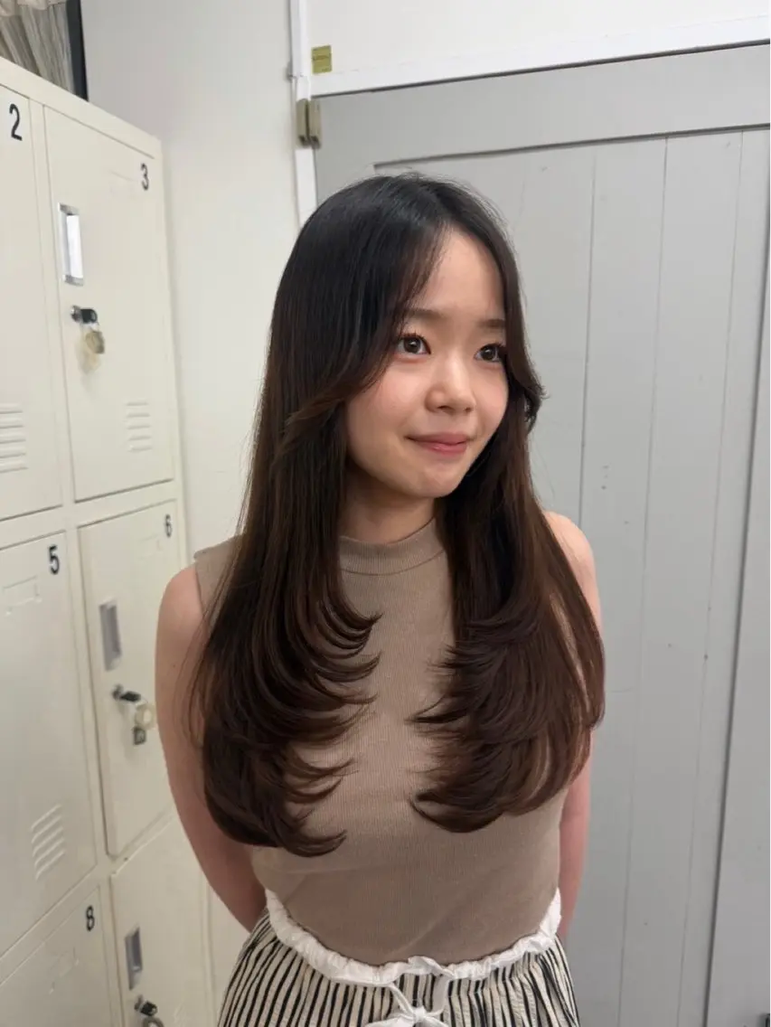 ロング clan•loss ෆ˚*Yᑌᑎᗩ໒꒱·のヘアスタイル