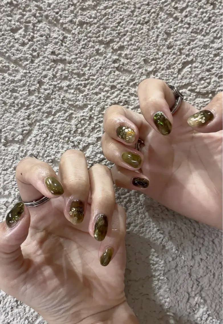 ネイル ニュアンスネイル モンタナ nailのネイルデザイン
