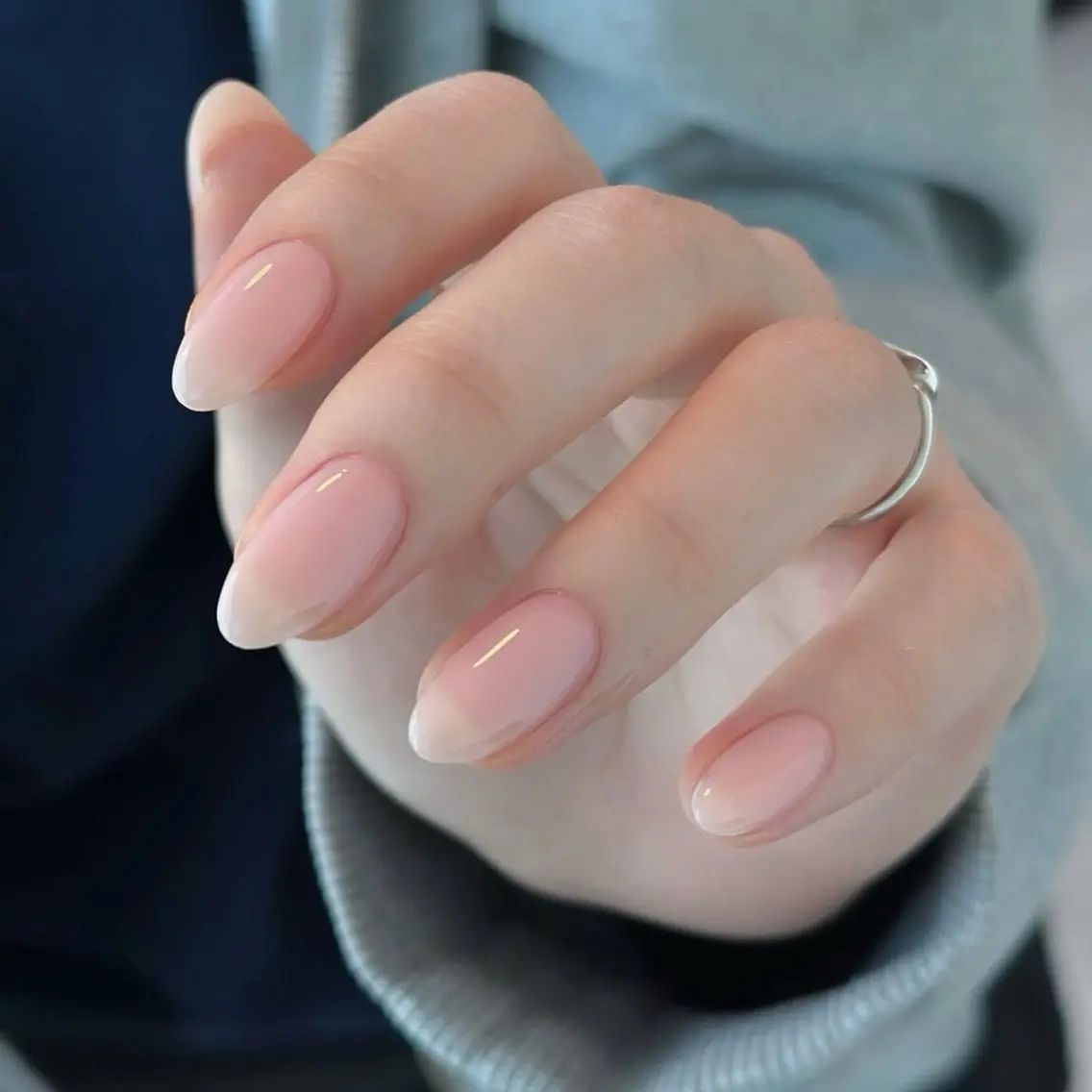 ネイル アートネイル フレンチネイル ジェルネイル グラデーション 韓国ネイル Akina Nailのネイルデザイン