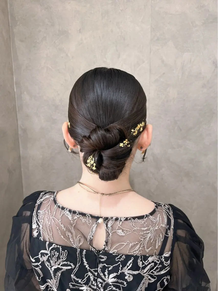 ヘアアレンジ ヘアセット 垢抜けヘアメイク🫧 JURI🪽のヘアスタイル