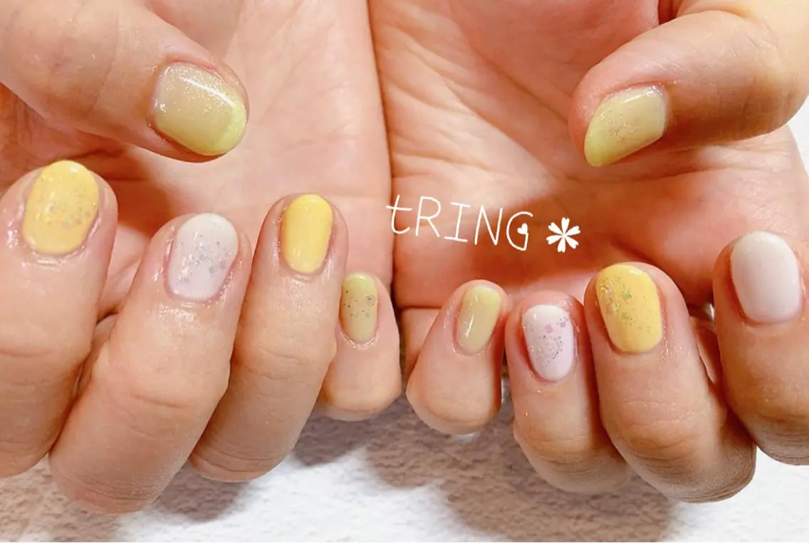 ネイル ハンドネイル tRING* しいの木台のネイルデザイン