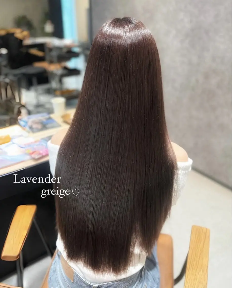 【平日限定】 透明感ラベンダーグレージュ +トリートメント 🎀の写真