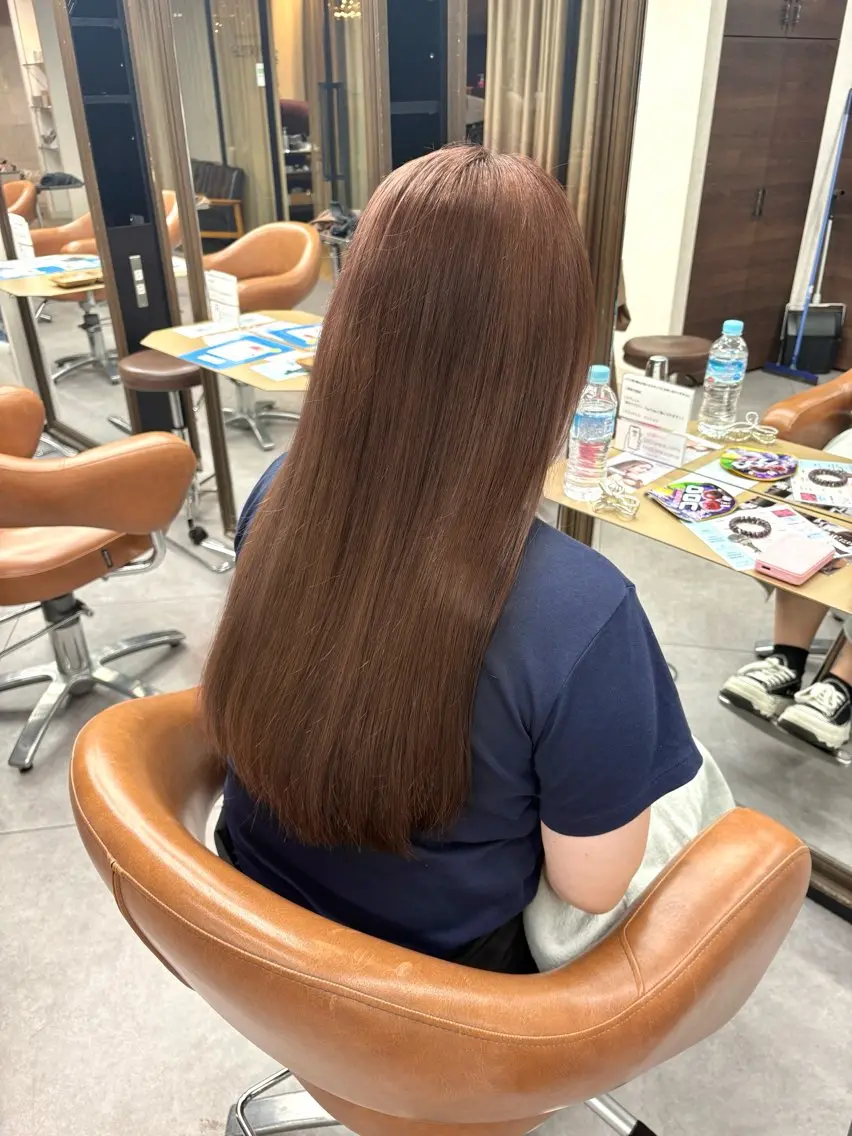 ロング カラー 鳥ちゃん🐥/中性系 /西中島/新大阪のヘアスタイル