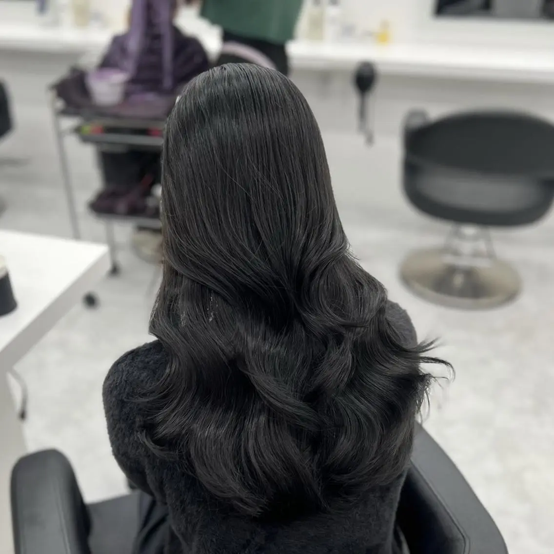 カラー ヘアカラー ヘッドスパ ヘアセット 夏のトレンドヘア🤍 BABY上野のヘアスタイル