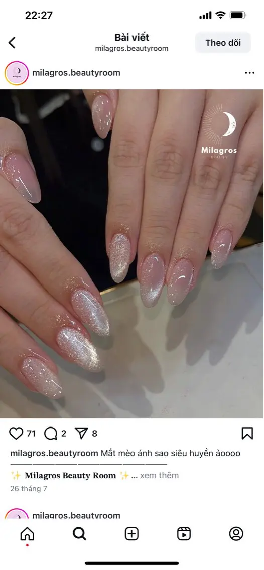 ネイル マグネットネイル ハンドネイル sora ❄️のネイルデザイン