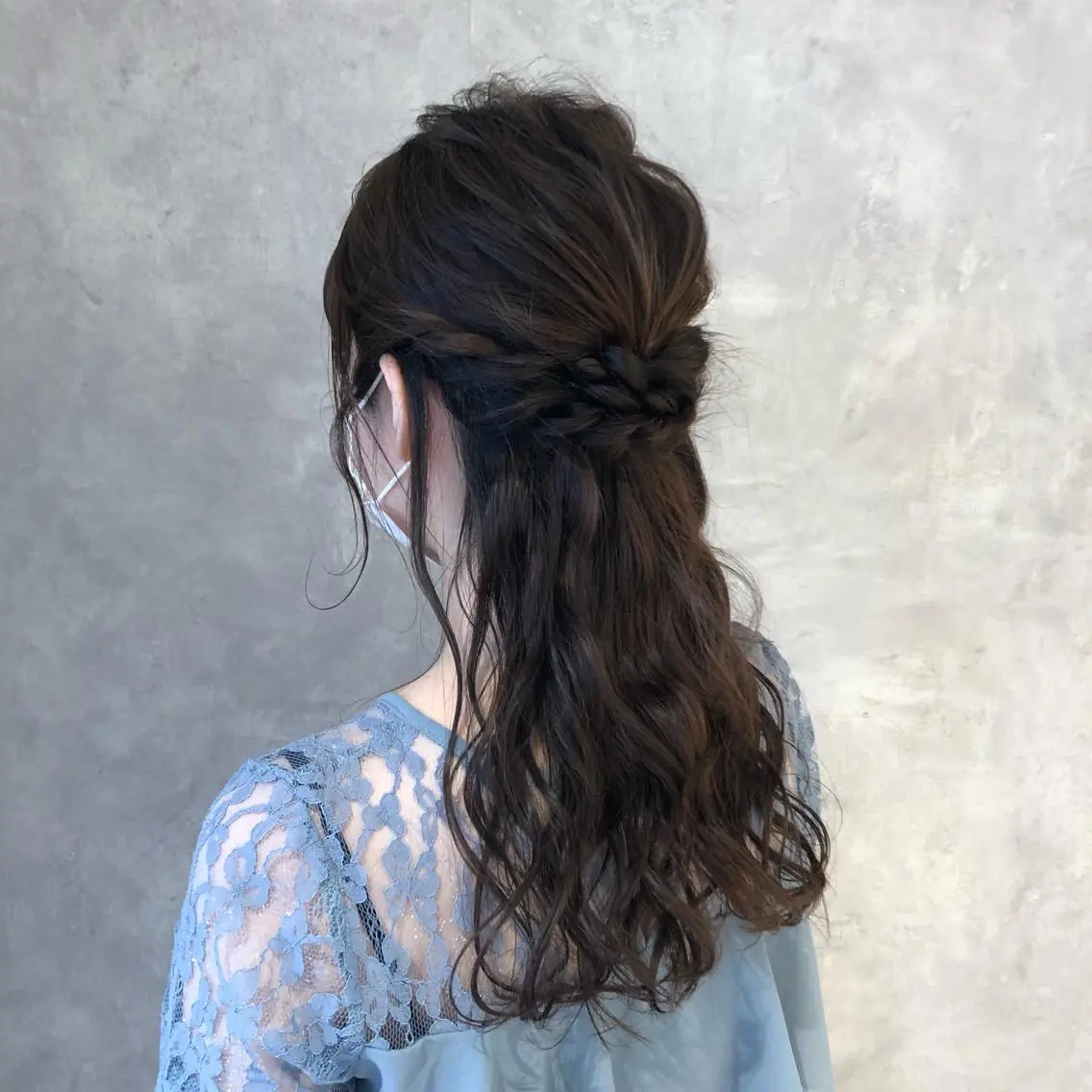 ロング ヘアアレンジ ハーフアップ 美髪矯正/髪質改善/ 艶髪🤍伊藤梨紗のヘアスタイル