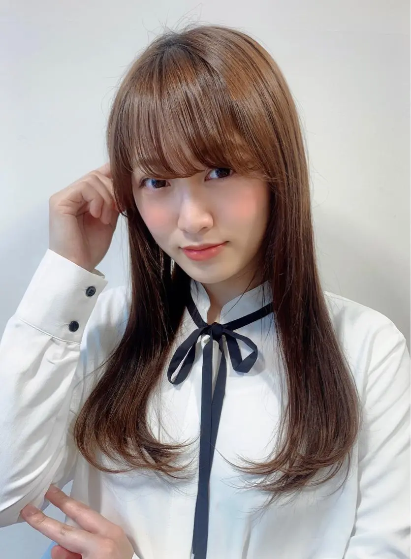 話題の劇的に変わる髪質改善酸熱トリートメントの写真