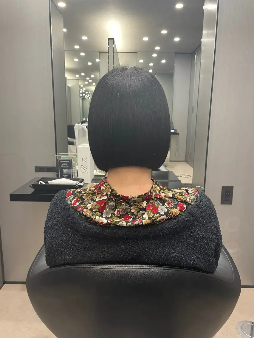 ショート ボブ 秋山 輝星のヘアスタイル