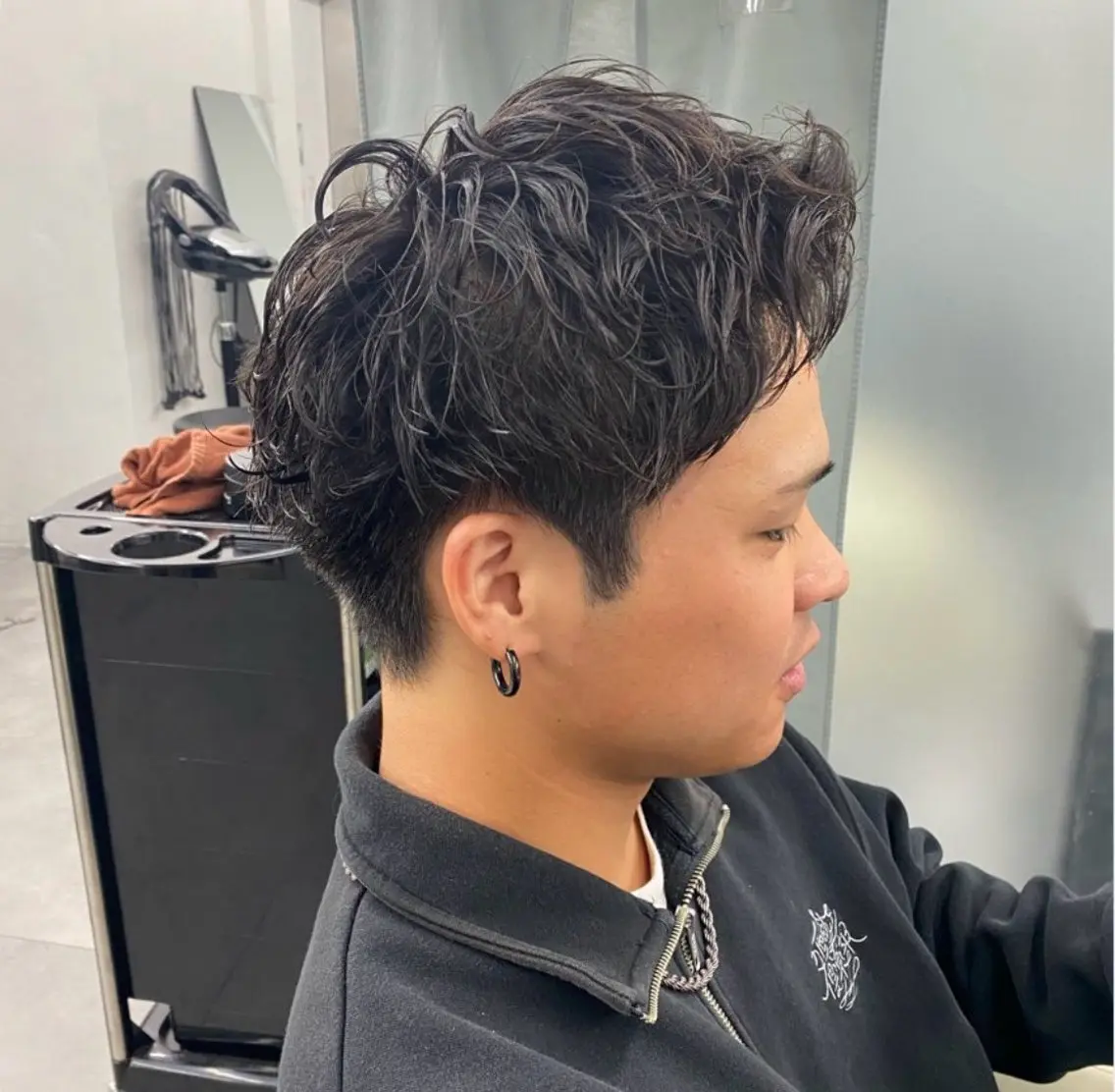 ショート パーマ メンズカット×パーマ ✂️今井魁人✂️のヘアスタイル
