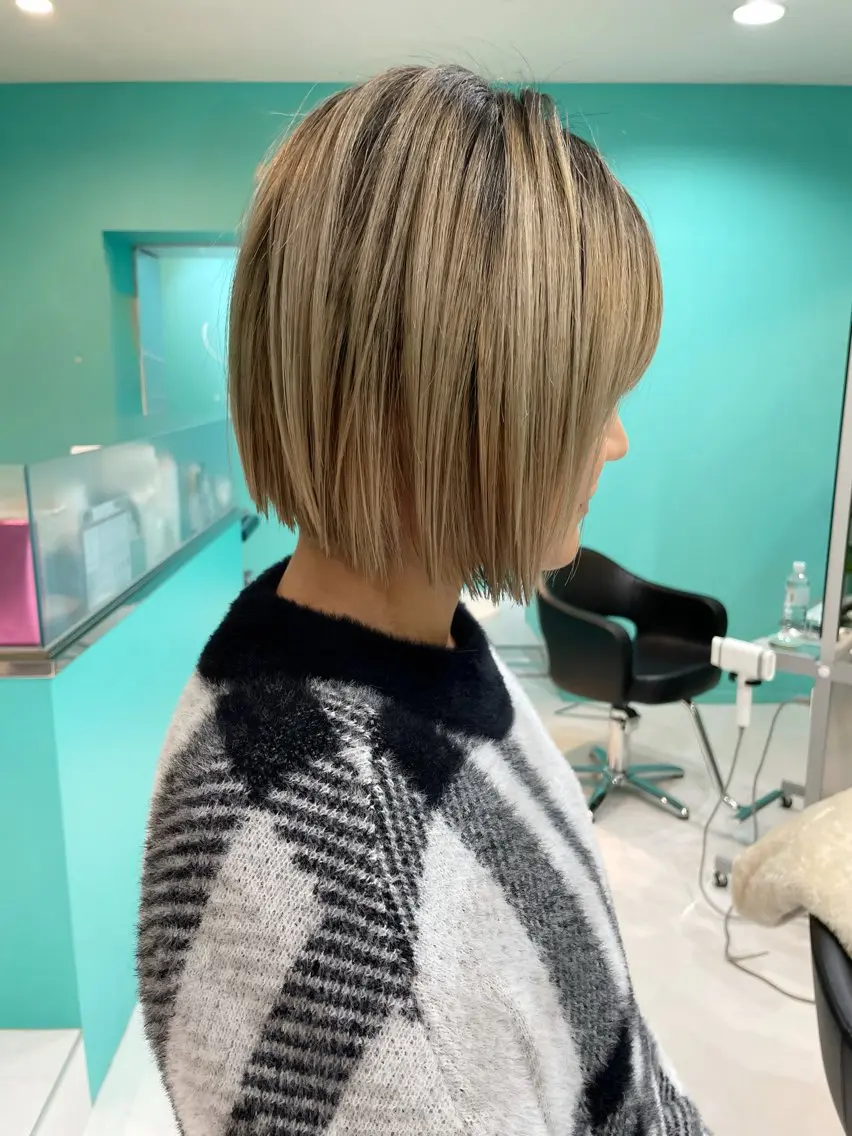 ショート カラー ヘアカラー 🫧ショート/ボブ 池袋西口・泡渕✂️のヘアスタイル