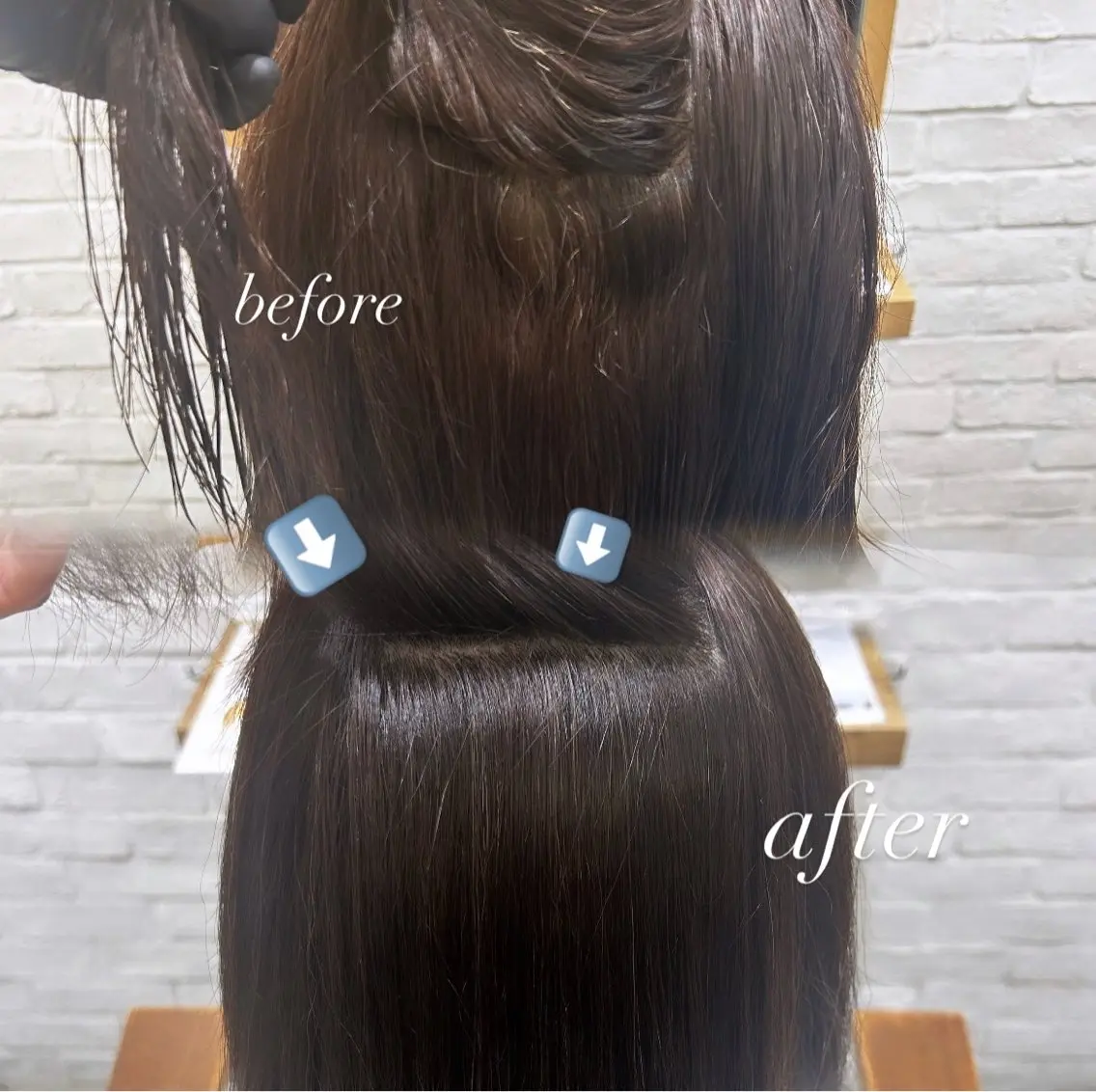 ミディアム 縮毛矯正 縮毛矯正 カラーモデル募集中 🎀🐈‍⬛/りりのヘアスタイル