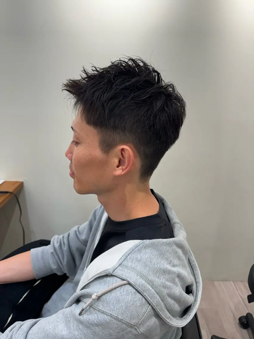 ショート 大船🫧ボブ・レイヤ ー・メンズ持田樹のヘアスタイル