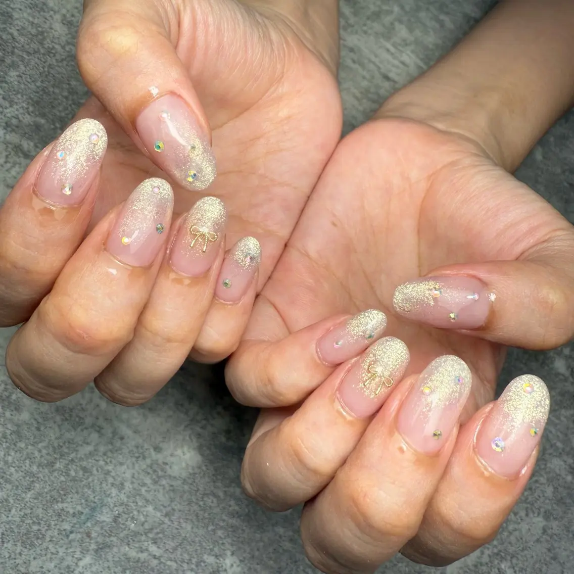 ネイル リボン ハンドネイル yuki nail...のネイルデザイン