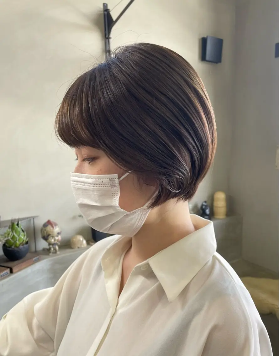 ショート ショートヘア カット cyan sayaのヘアスタイル